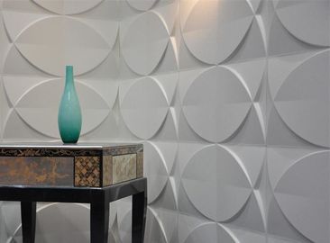 カスタマイズされた 3D はホテルの装飾の壁紙と結婚する壁パネルを織りました